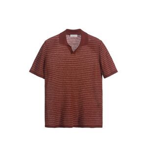 Roberto Collina Men Striped Polo Shirt